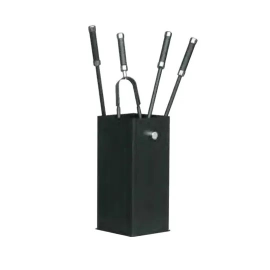 REIGNOUX black fireplace set h.60cm