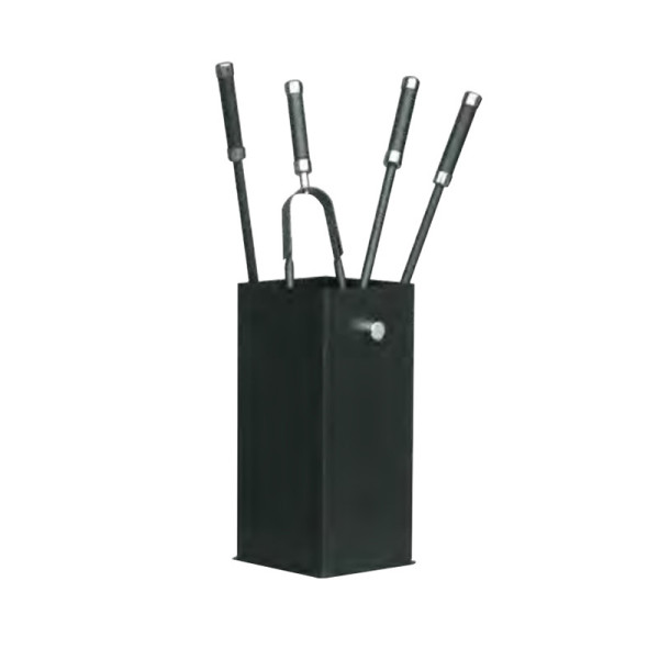 REIGNOUX black fireplace set h.60cm