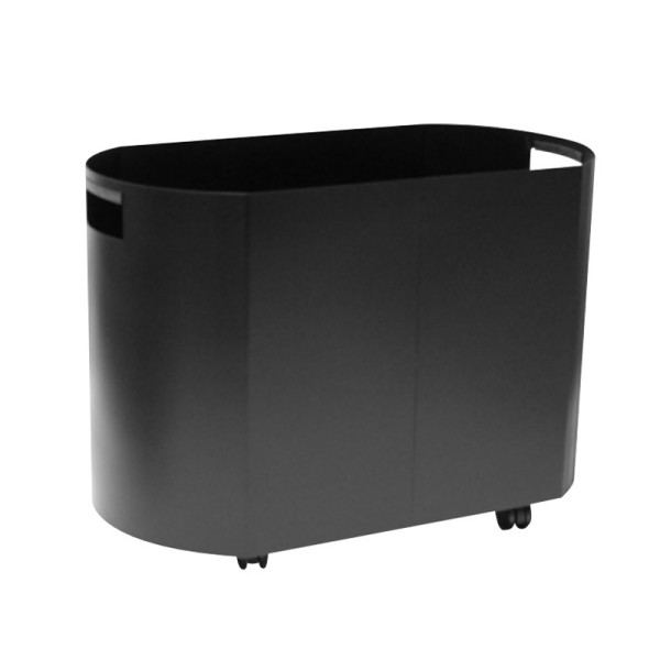 REIGNOUX Oblong log holder wood reserve in steel