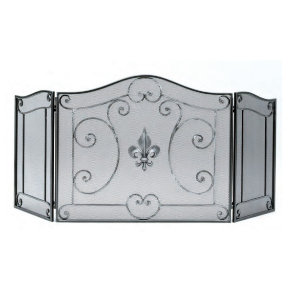 REIGNOUX fire screen h.55cm fleur de lys