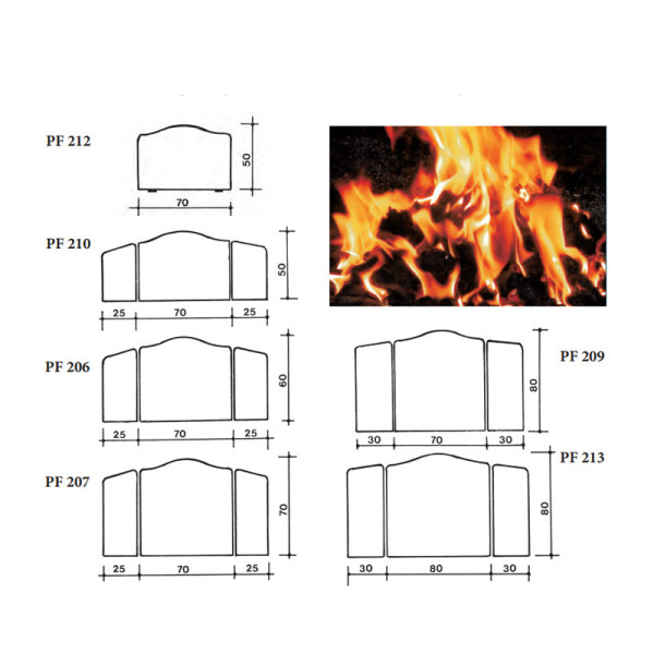 REIGNOUX Fire Screen Rustique Collection - 6 Sizes