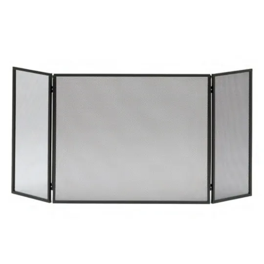 REIGNOUX Contemporary collection black fire screen - 4 sizes