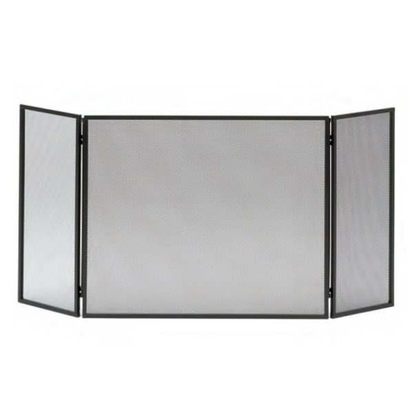 REIGNOUX Contemporary collection black fire screen - 4 sizes