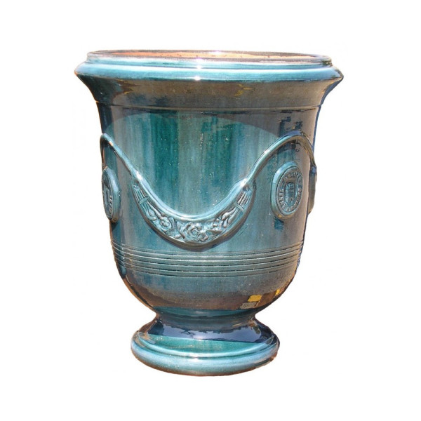 Terre Figuière Blue Anduze Vase - 4 sizes