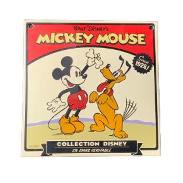 Email Réplica Mickey Mouse Enameled Sign 20x20cm