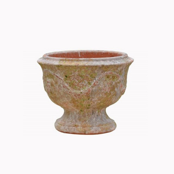 Anduze Cup Planter Old Patina Figuière