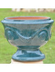 Anduze Cup Planter Blue Terre Figuiere