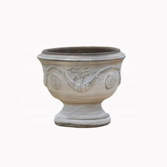 Brown Ceruse Planter Terre Figuiere