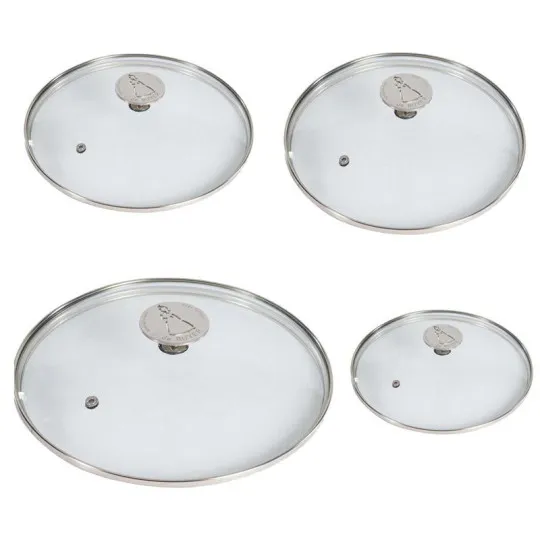 De Buyer Set of 4 Milady glass lids