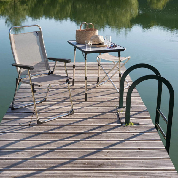 LAFUMA MOBILIER Fidji Table laminated aluminum