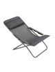 LAFUMA MOBILIER Transabed Rives Batyline deckchair Obsidian