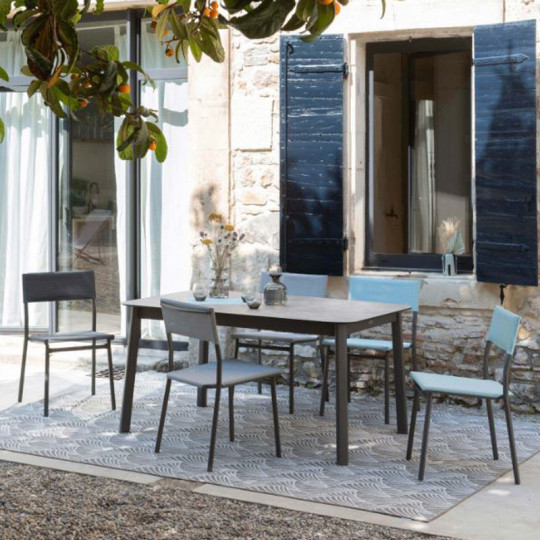 LAFUMA MOBILIER ORON HPL S fixed dining table - 2 colours