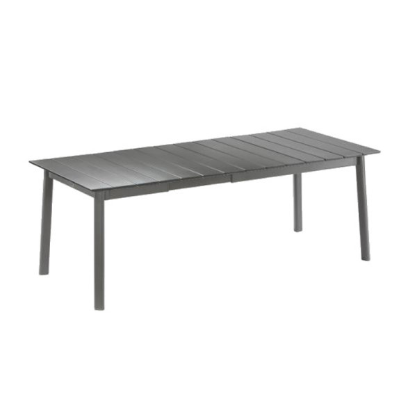 LAFUMA MOBILIER ORON extendable dining table in aluminium Titane - 2 sizes