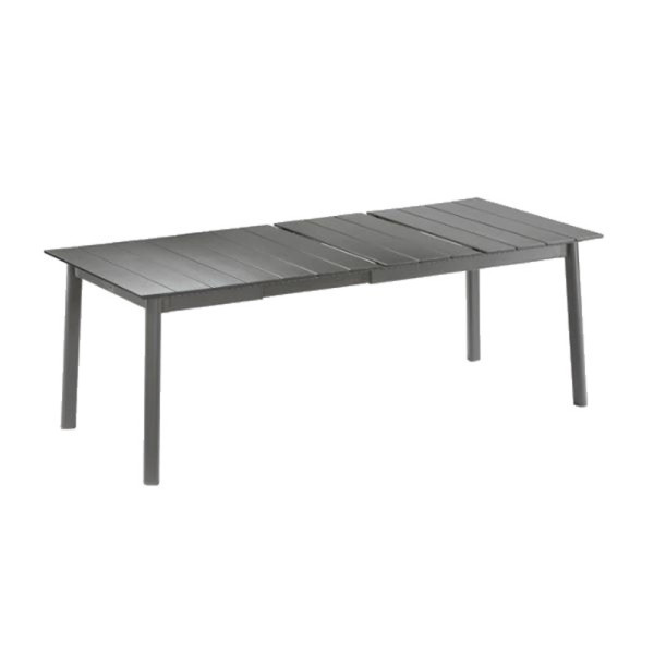 LAFUMA MOBILIER ORON extendable dining table in aluminium Titane - 2 sizes