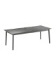 LAFUMA MOBILIER ORON extendable dining table in aluminium Titane - 2 sizes