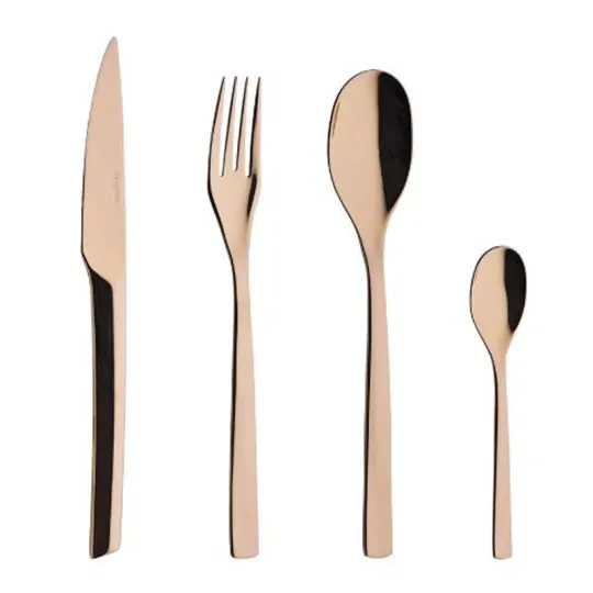 Degrenne Box of 24 cutlery Guest Copper