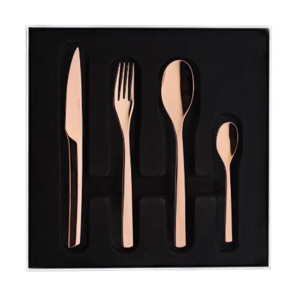 Degrenne Box of 24 cutlery Guest Copper