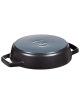 Staub cast iron frying pan with 2 handles - 2 colors 3 sizes