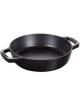 Staub cast iron frying pan with 2 handles - 2 colors 3 sizes