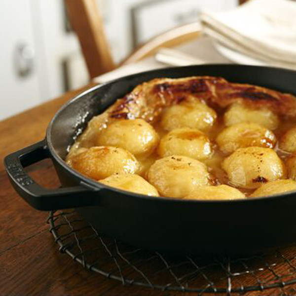 Staub cast iron frying pan with 2 handles - 2 colors 3 sizes