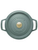 Staub round cocotte Eucalyptus cast iron - 3 diameters