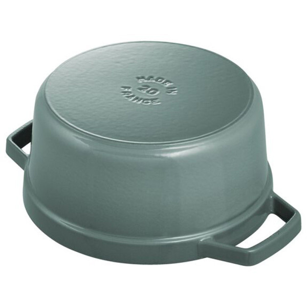 Staub round cocotte Eucalyptus cast iron - 3 diameters