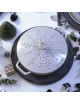 Staub cast iron cocotte 24cm white truffle snowflake