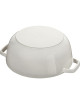 Staub cast iron cocotte 24cm white truffle snowflake