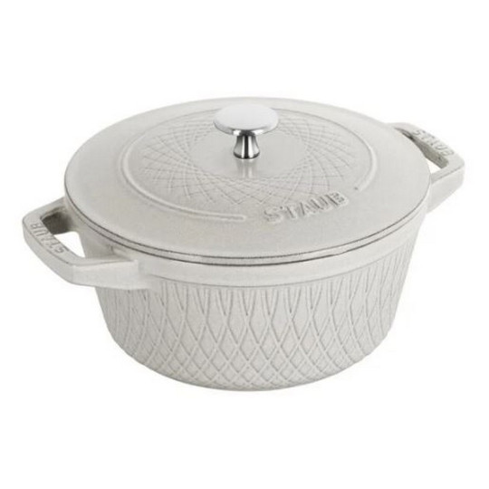 Staub patterned cocotte casserole dish - 2 colors 2 sizes