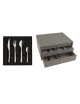 DEGRENNE Box of 124 cutlery Astrée Ciselé Mirror