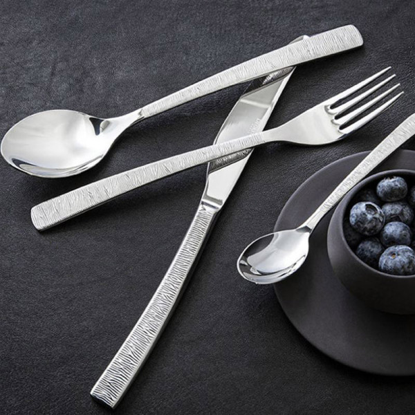 DEGRENNE Box of 124 cutlery Astrée Ciselé Mirror