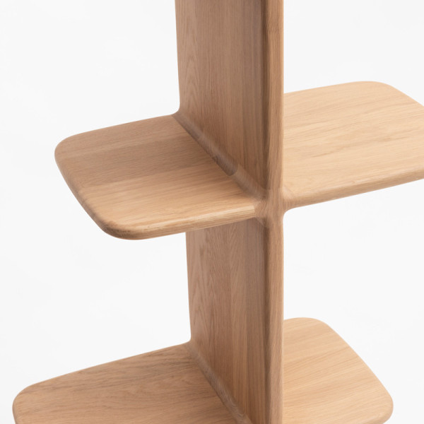 Drugeot Manufacture Tehème solid oak bookcase