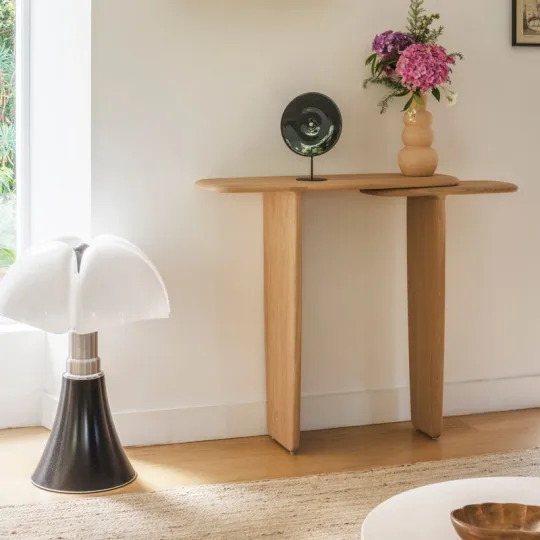 Drugeot Manufacture Console Toi et Moi solid oak