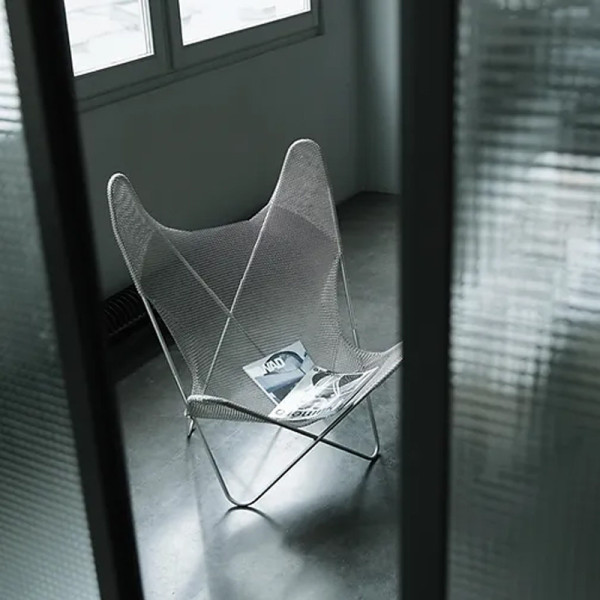 Airborne AA Le Labo Design stainless steel chainmail armchair