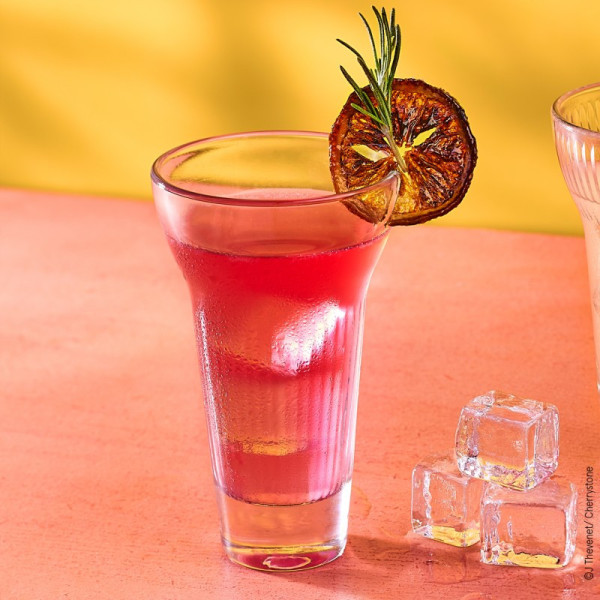 La Rochère 6 pastis glasses Calanques Marius