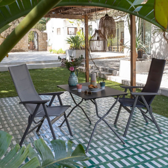 LAFUMA MOBILIER Anytime Table Charcoal Fusain - 2 sizes