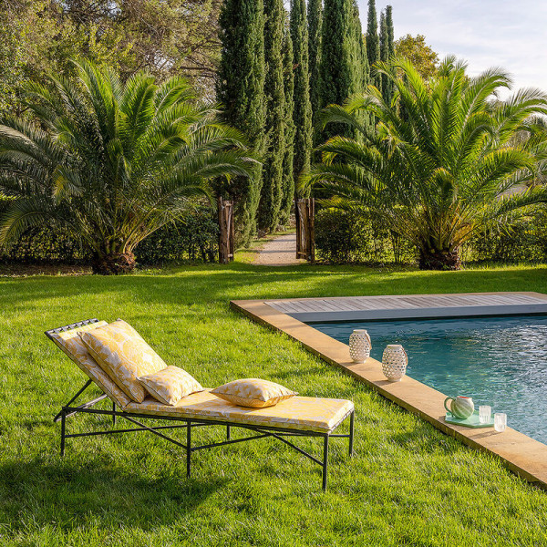 Le Jacquard Français Cushion Floor mattress Soleil Yellow