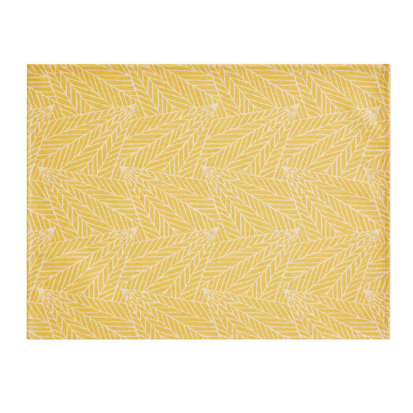 Le Jacquard Français 4 coated placemats A la carte leaves - 4 colors