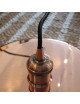 Baumalu smooth copper round pendant light 38cm jam basin