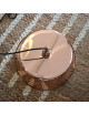 Baumalu smooth copper round pendant light 38cm jam basin
