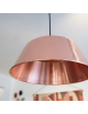 Baumalu smooth copper round pendant light 38cm jam basin