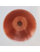 Baumalu smooth copper round pendant light 26cm jelly jam basin