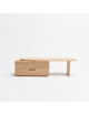 Drugeot Manufacture Téhème solid oak TV cabinet