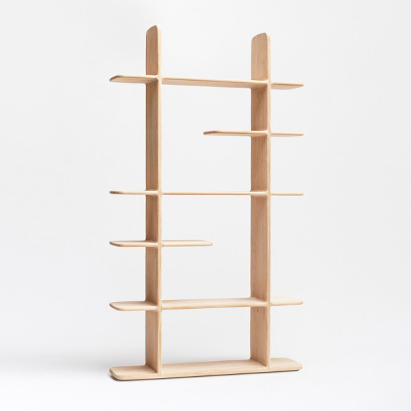 Drugeot Manufacture Tehème Double Bookcase solid oak