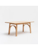 Drugeot Manufacture Arch solid oak fixed dining table - 3 sizes