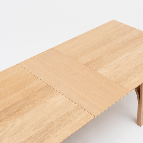 Drugeot Manufacture Arch solid oak extendable dining table - 2 sizes