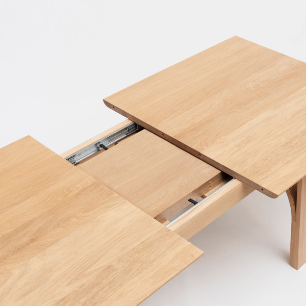 Drugeot Manufacture Arch solid oak extendable dining table - 2 sizes