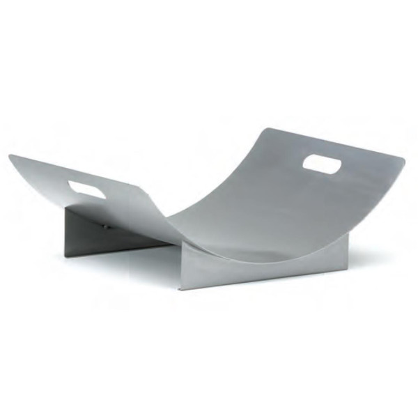 REIGNOUX Brushed steel log holder