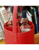 Midipy QUATRO midibar bottle holder bucket in leather - 4 colors