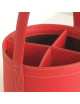 Midipy QUATRO midibar bottle holder bucket in leather - 4 colors